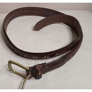 Men's Columbia Belt with Aztec Inlay